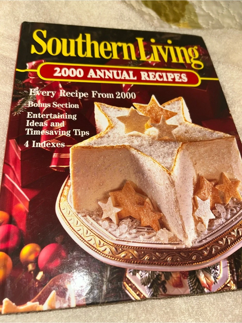 Southern Living Annual Recipes 2000 Cookbook - Red and Yellow Cover